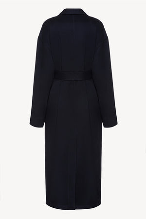 Cashmere Housecoat in navy